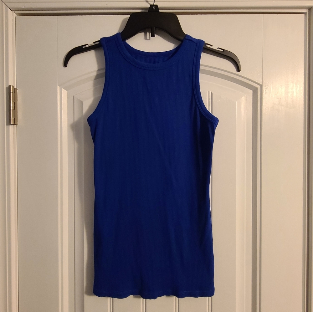 Ninewest Highneck Ribbed Tank